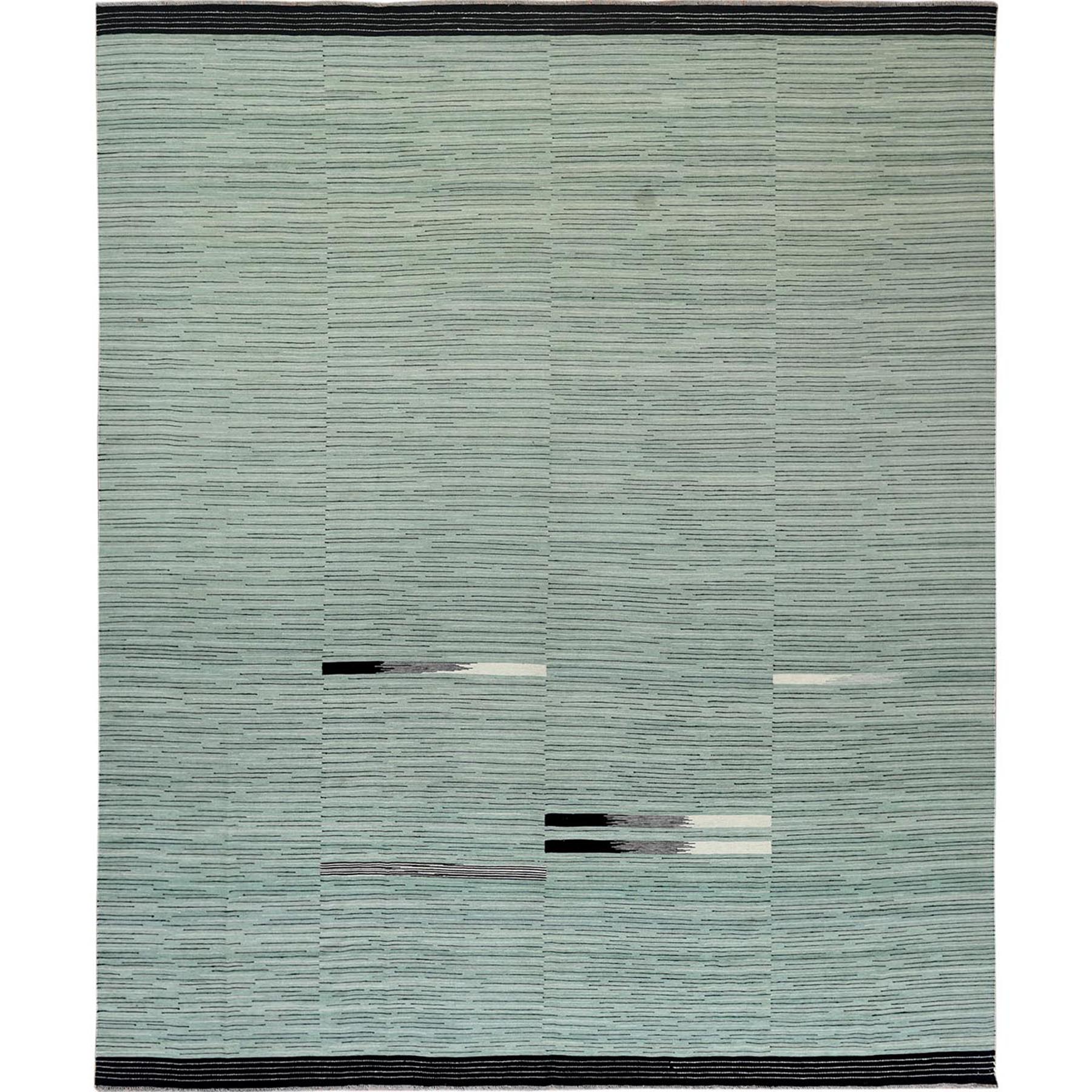 Modern & Contemporary Wool Hand-Woven Area Rug 12'6